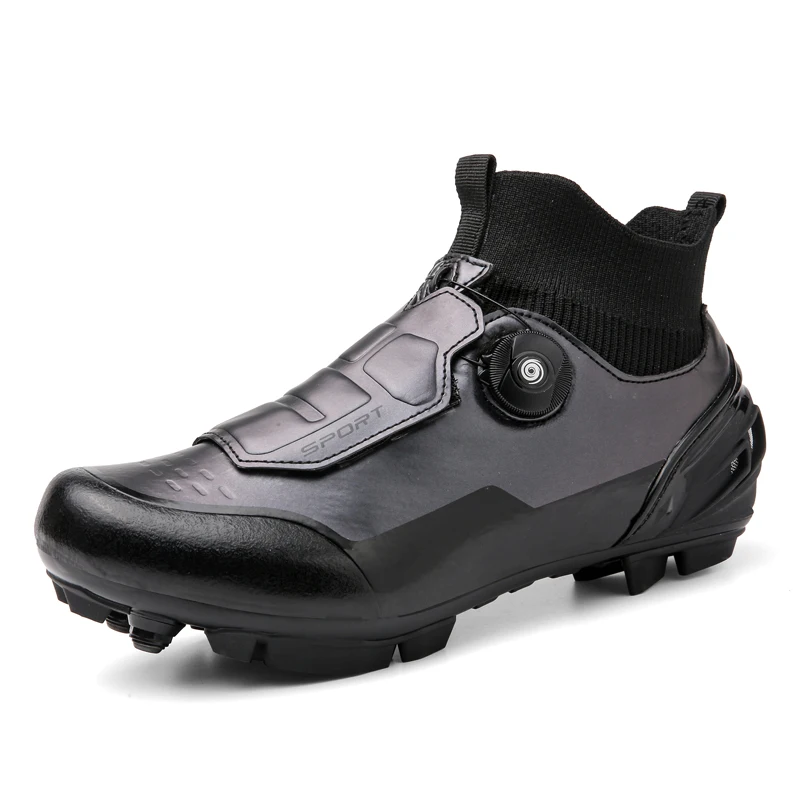 High-top MTB Cycling Shoes Men Outdoor Racing Bicycle Boots Road Dirt Bike Sneakers Mountain Speed Biking Sneaker Zapatillas mtb