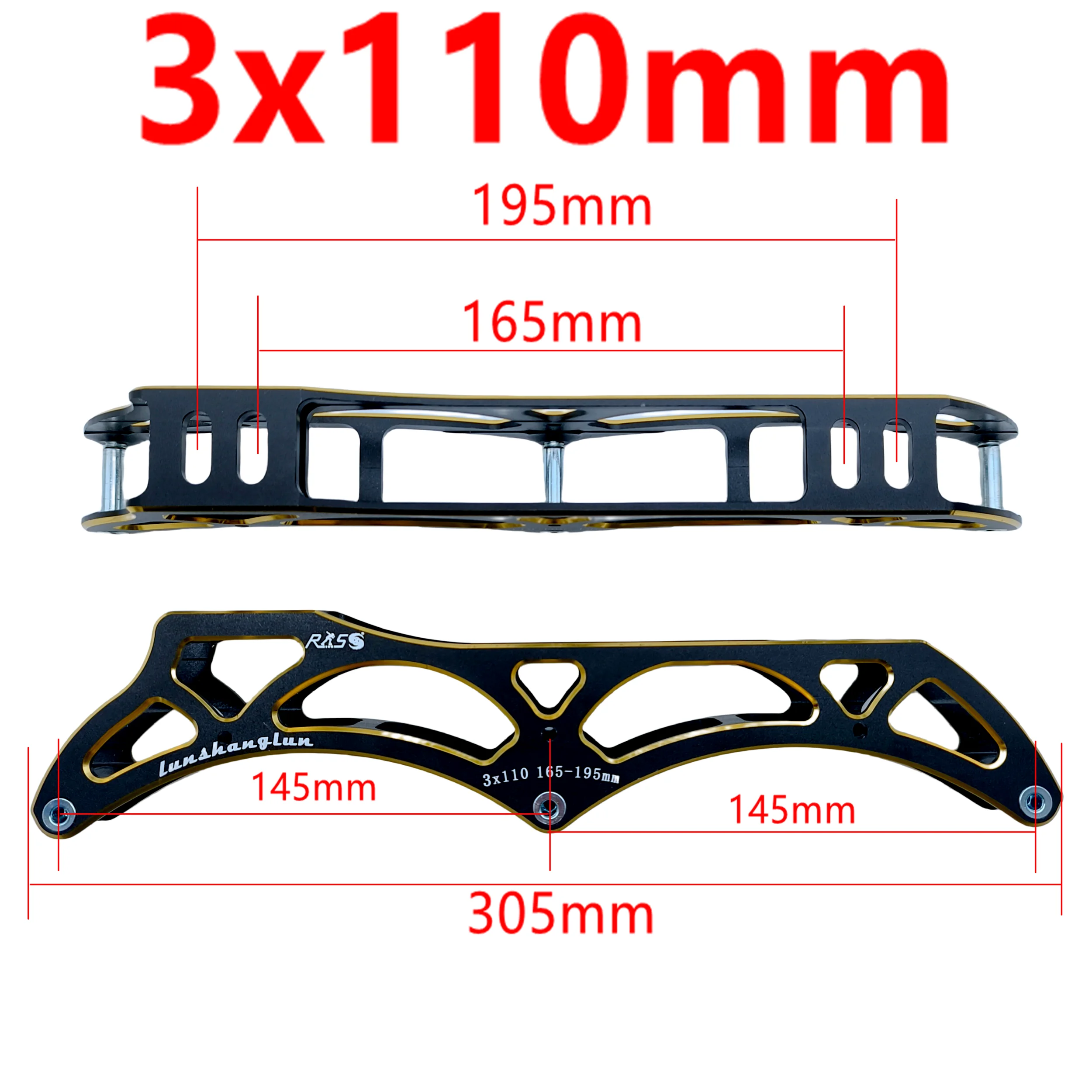 Speed Skate Frame 4x90mm 4x100mm 4x110mm 3x90 3x100 3x110mm