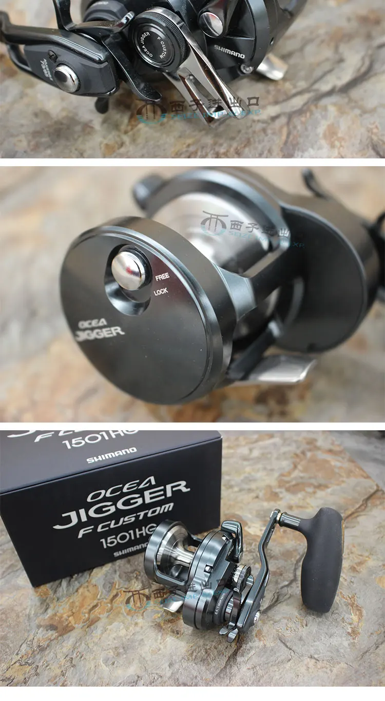 2019 NEW Original SHIMANO Saltwater Jigging Fishing reel OCEA JIGGER F CUSTOM 1000HG 1001HG 1500HG 1501HG 2000NRHG 2001NRHG