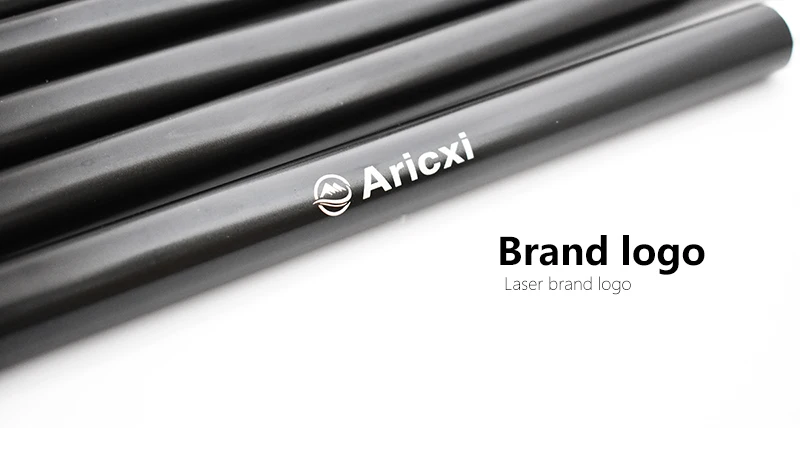 Aricxi 2pcs a lot High Quality Outdoor Ultralight 7075 Aluminium Alloy Sun Shelter Support Rod Pole tarp poles black