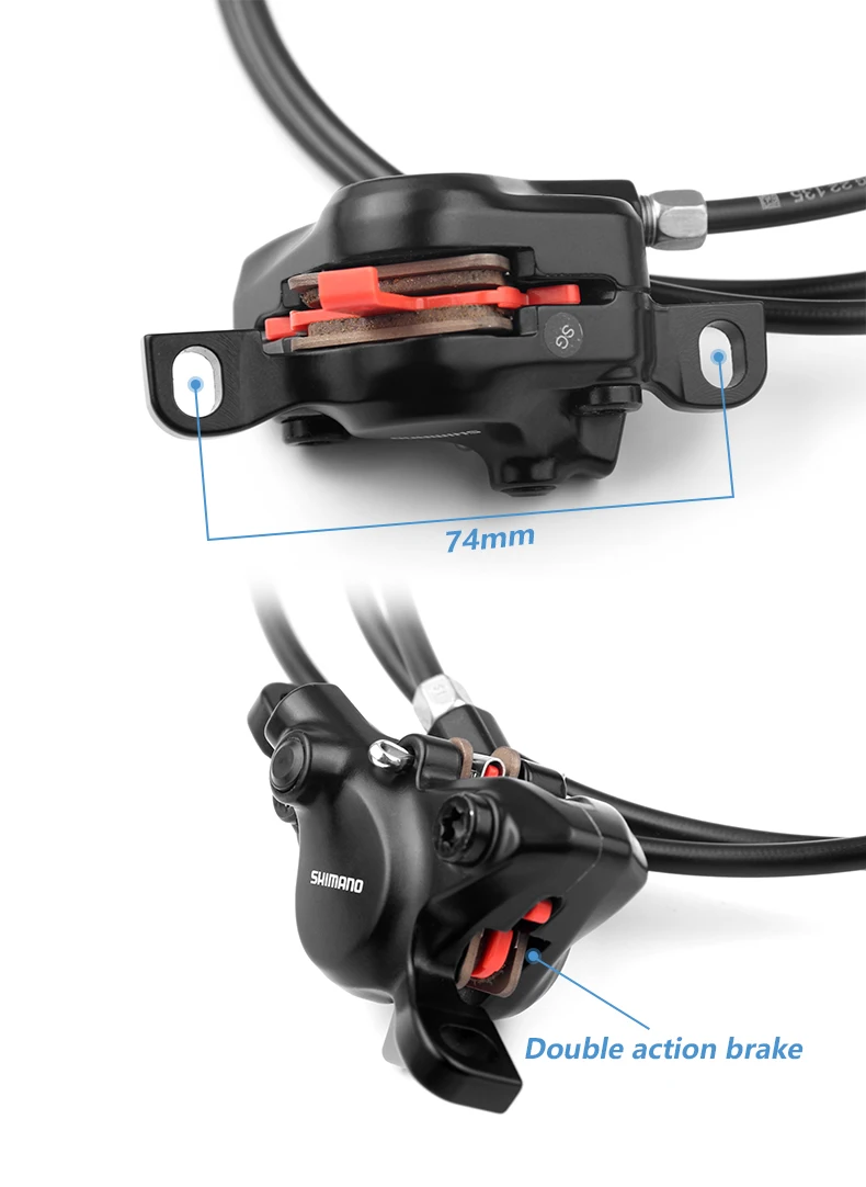 Shimano BR MT200 Hydraulic Disc Brake 1550 1500 1450 850 800mm Left Front Right Rear Brake Set RT-10/26/56 160 180mm Rotor