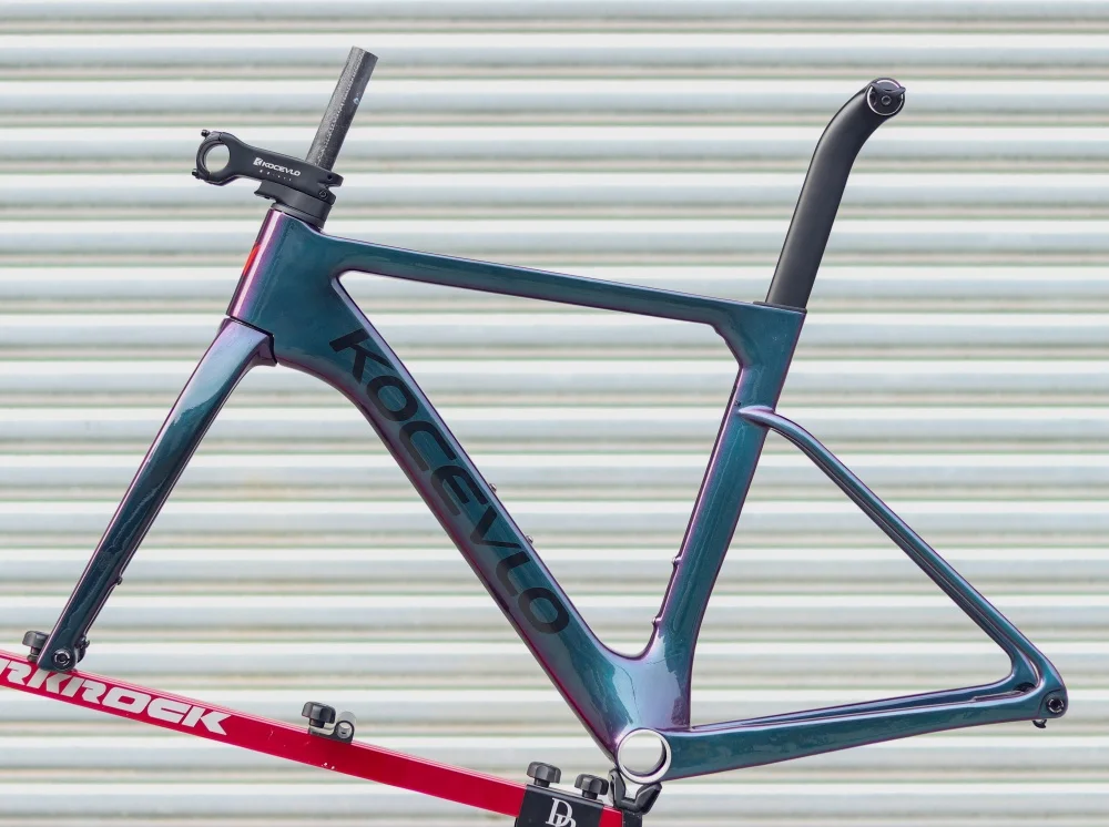 KOCEVLO Carbon Road Frame Disc Brake Max 700*32C Road Bicycle Frameset Full Internal Cable 44-56cm Carbon Bike Frames
