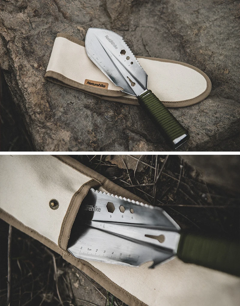 Naturehike Camping Shovel Outdoor Multifunctional Hiking Tactical Survival Emergency Tool Mini Portable Bushcraft Garden Shovels