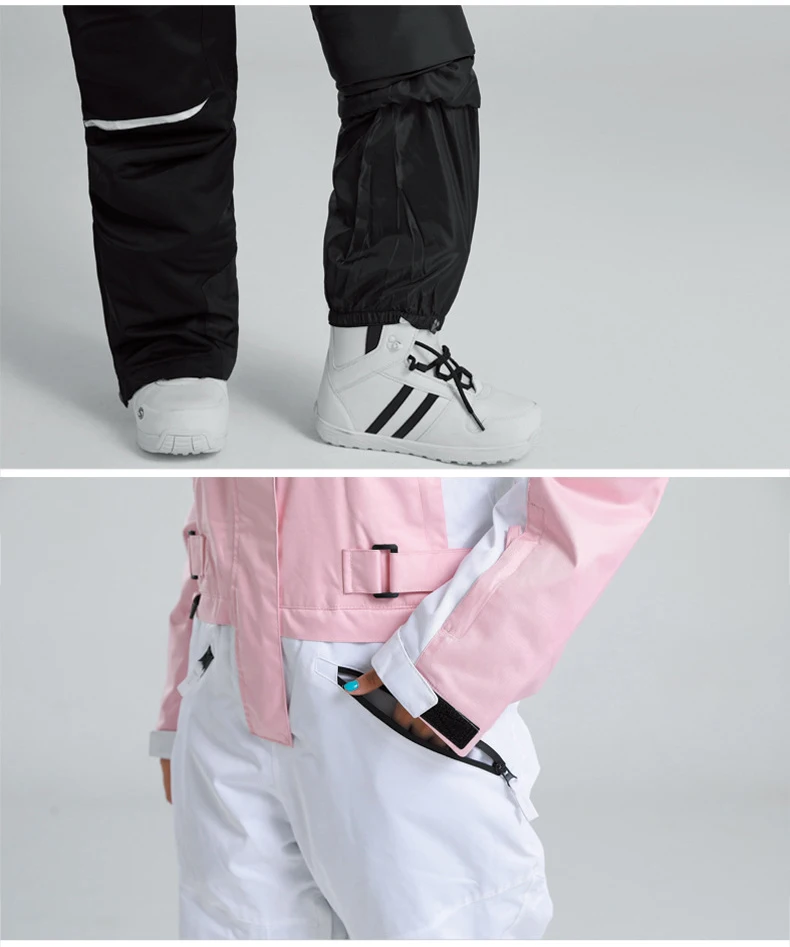 Sport Female Snowsuit Hooded Men Snowboarding One Piece Suit Waterproof Women Ski Jumpsuit Mountain Descent Man Overall Cltothes