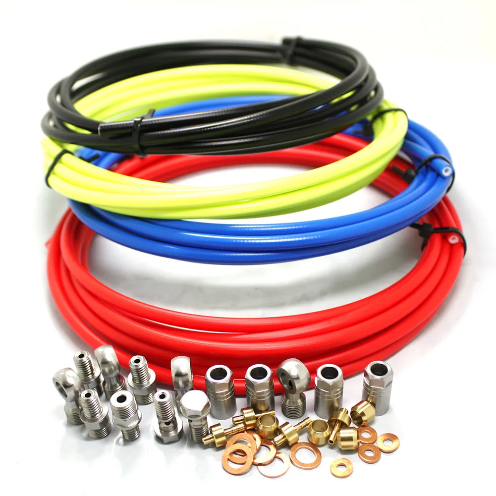 Hope Tech Disc Brake Hose Bicycle Bike Brake Lever Connector Kit For Front Rear Calipers Line Tube Length 2.5m