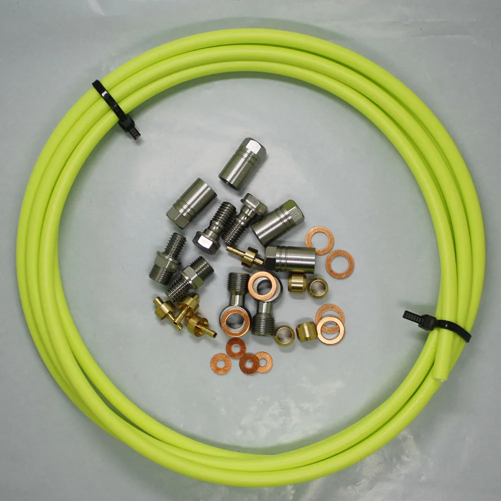 Hope Tech Disc Brake Hose Bicycle Bike Brake Lever Connector Kit For Front Rear Calipers Line Tube Length 2.5m