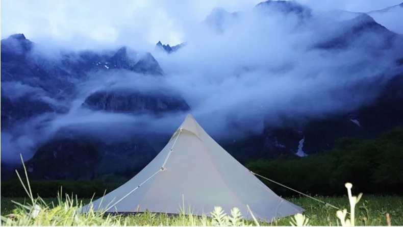 Asta Gear Fengyin 4P Tent Outdoor Pyramid Ultralight Tent Windproof Rain Anti-Wind Hiking Camping Travel Tent