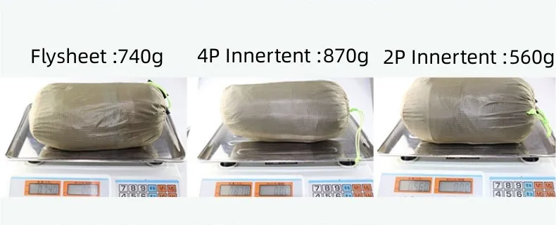 Asta Gear Fengyin 4P Tent Outdoor Pyramid Ultralight Tent Windproof Rain Anti-Wind Hiking Camping Travel Tent