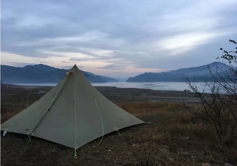 Asta Gear Fengyin 4P Tent Outdoor Pyramid Ultralight Tent Windproof Rain Anti-Wind Hiking Camping Travel Tent