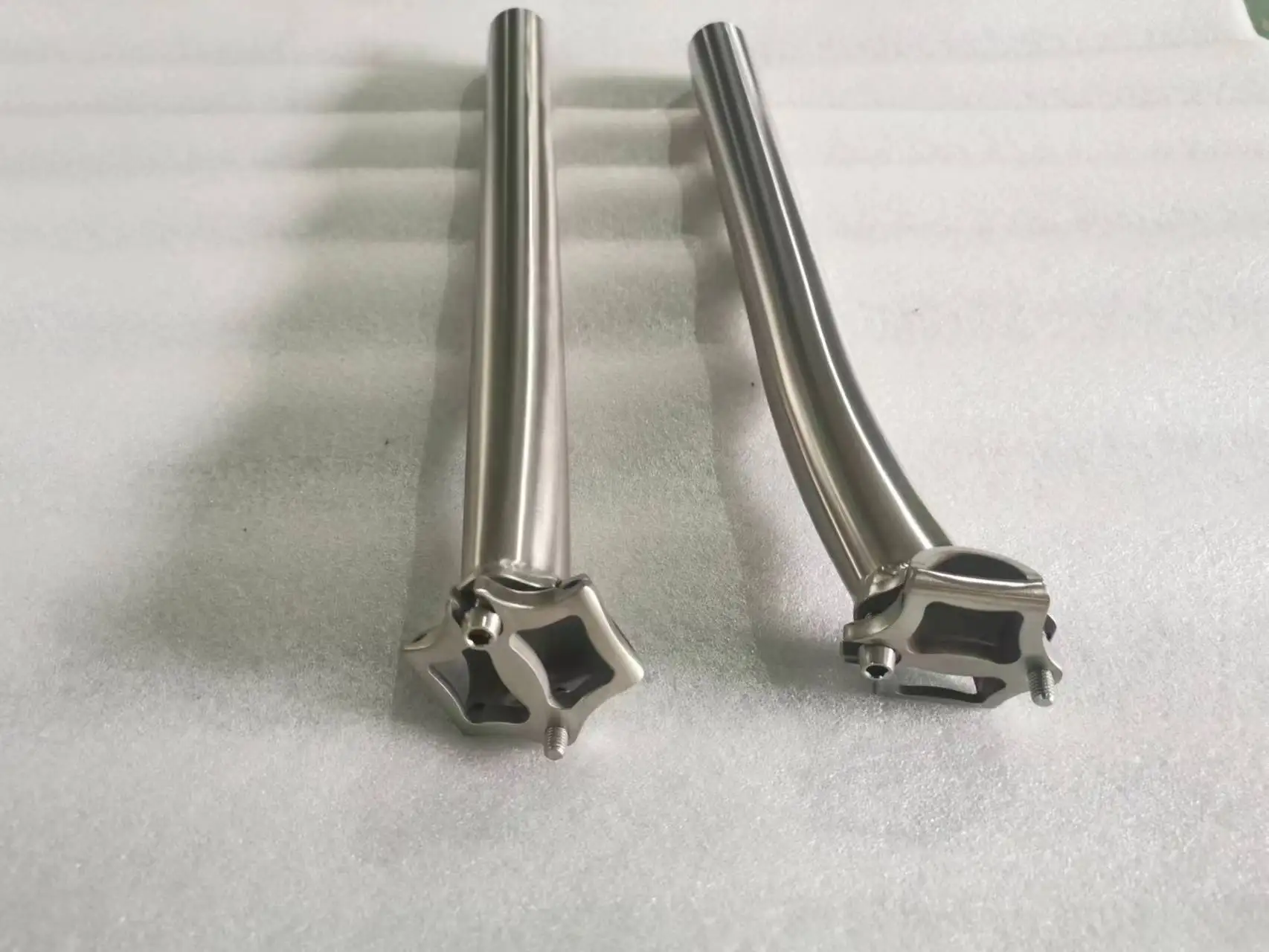 8-Shape Titanium Seatpost, 27.2mm/30.9mm/31.8mm for Gravel Road/MTB Bicycle Folding Bike
