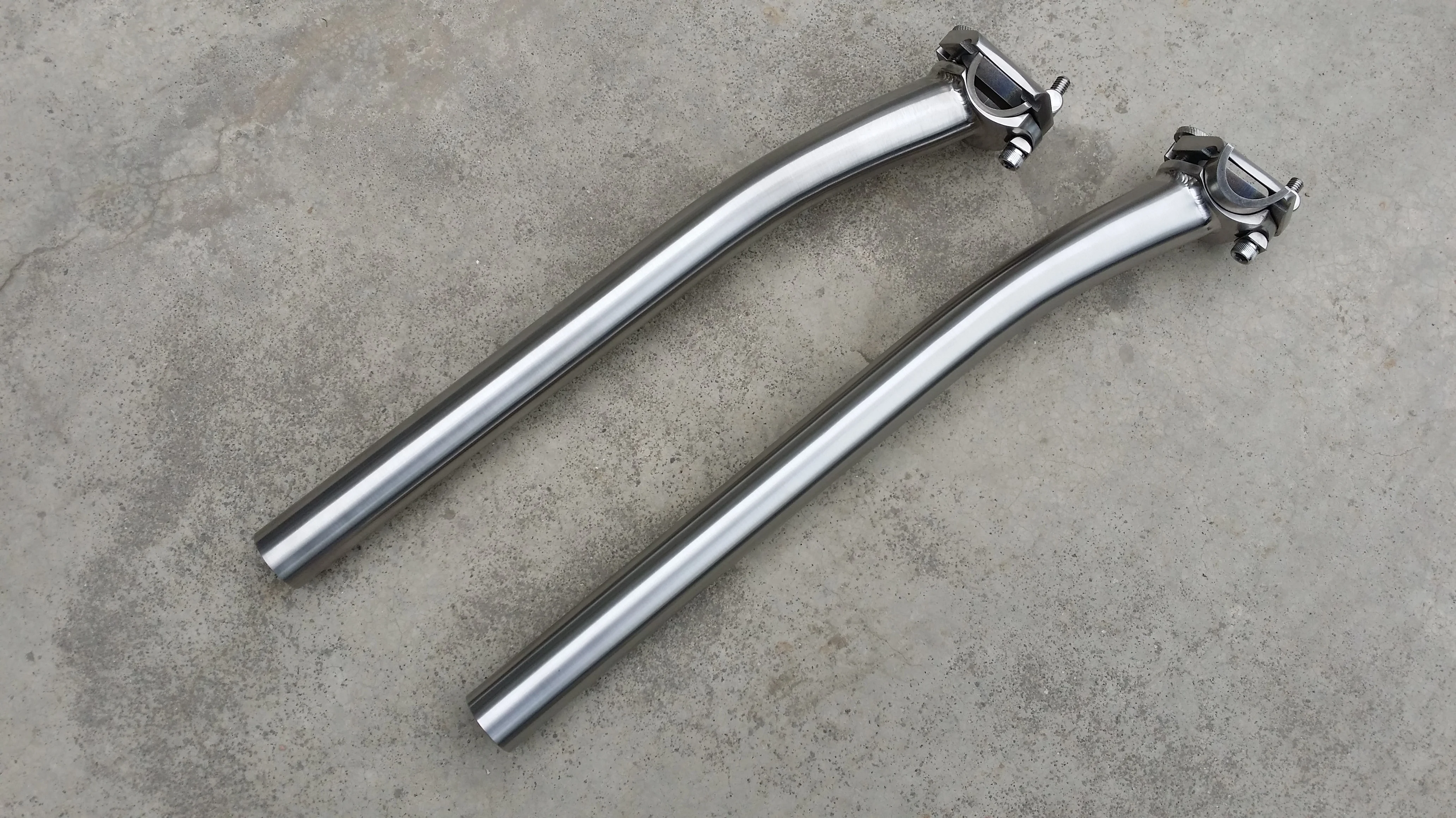 8-Shape Titanium Seatpost, 27.2mm/30.9mm/31.8mm for Gravel Road/MTB Bicycle Folding Bike