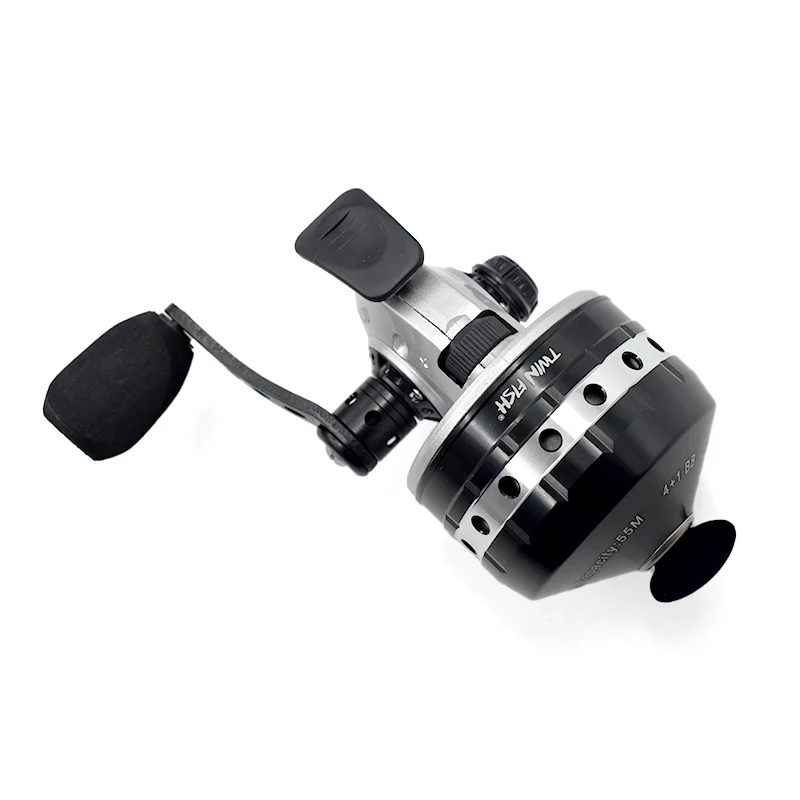 Slingshot Fishing Reel Spinning Hand Wheel 4+1BB 3.6:1 Shooting Fish Closed Reel With Line Outdoor Hunting Fishing Wheel