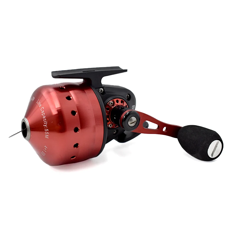 Slingshot Fishing Reel Spinning Hand Wheel 4+1BB 3.6:1 Shooting Fish Closed Reel With Line Outdoor Hunting Fishing Wheel