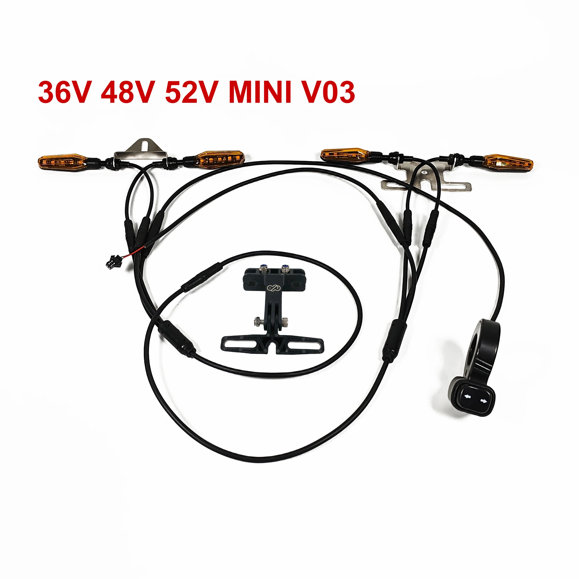 EBKE Electric Bicycle 36V 48V 52V or 72V Steering Light Set Kit Switch Left Right Turn