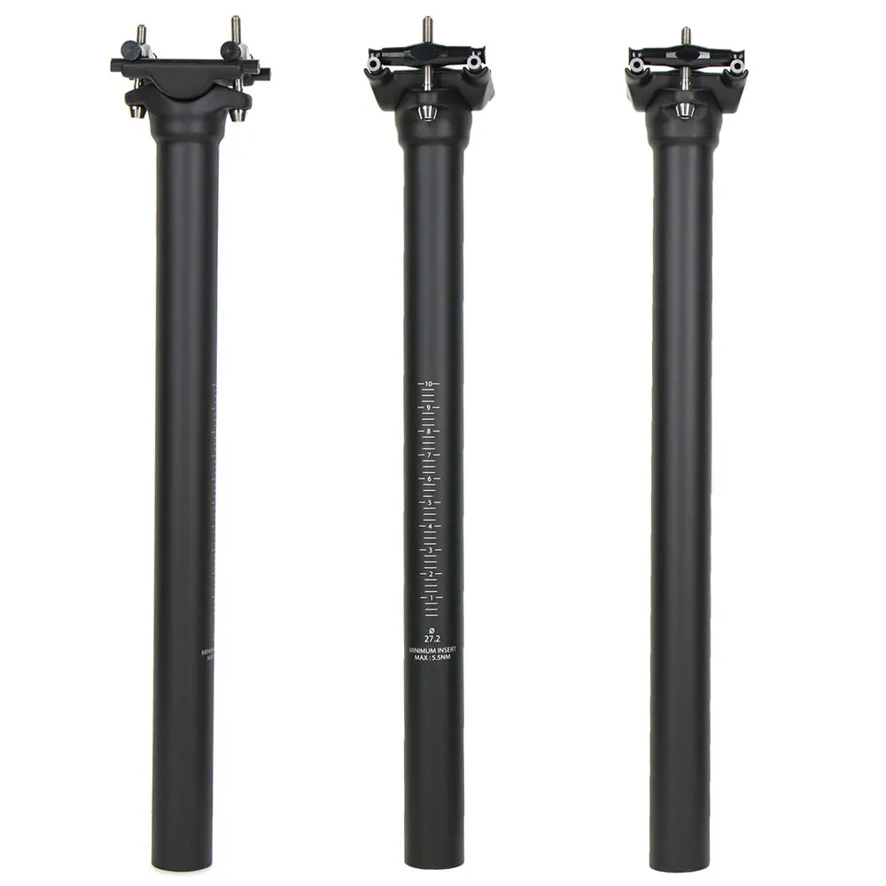 Ultralight Full Carbon Seat Post Road Bike Seat Mountain Bicycle Seatpost UD Black Length 350 / 400mm