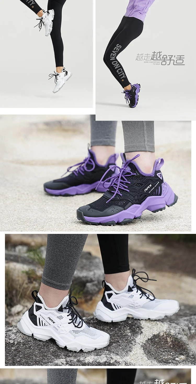 Rax Men's Running Shoes Women Breathable Jogging Shoes Men Lightweight Sneakers Men Gym Shoes Outdoor Sports Shoes Male zapatos