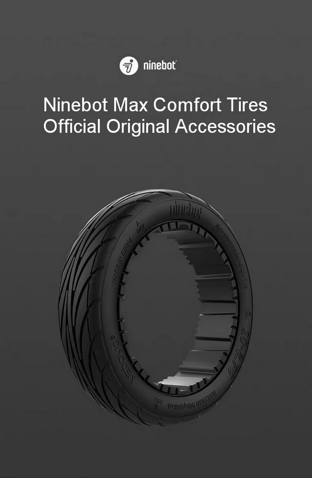 Original Drift Tires Comfort Tires For Ninebot Gokart Front Wheel Rear Wheel Tire Ninebot Max Tyre Xiaomi Kart Accessories