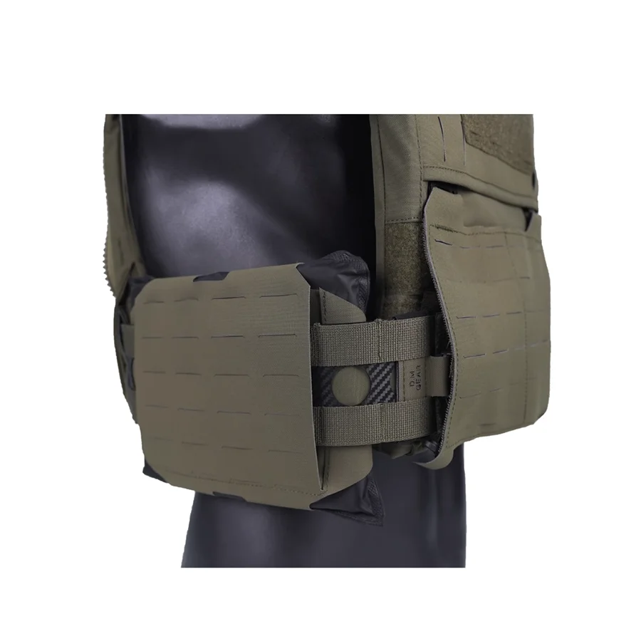 1 Pair Adjustable Tactical Vest Molle Side Plate Pouch Set JPC FCPC FCSK Insert Panel Side Panel Bag