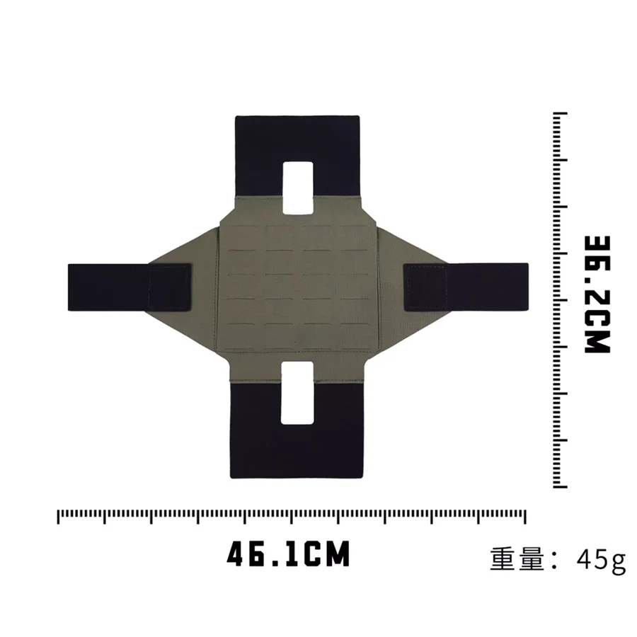 1 Pair Adjustable Tactical Vest Molle Side Plate Pouch Set JPC FCPC FCSK Insert Panel Side Panel Bag