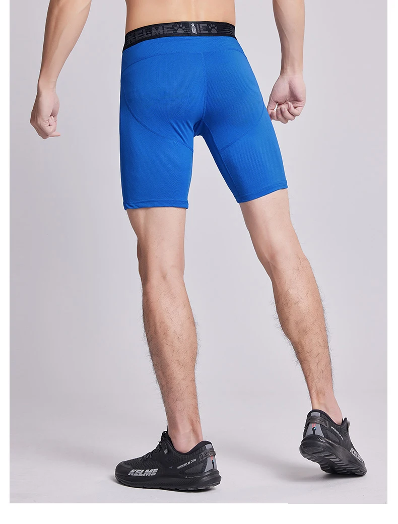 KELEM Shorts Gym Training  Soccer Running Shorts Breathable Quick Dry Elasticity Sportswear Thin Tight Men's Shorts 8251TL1001