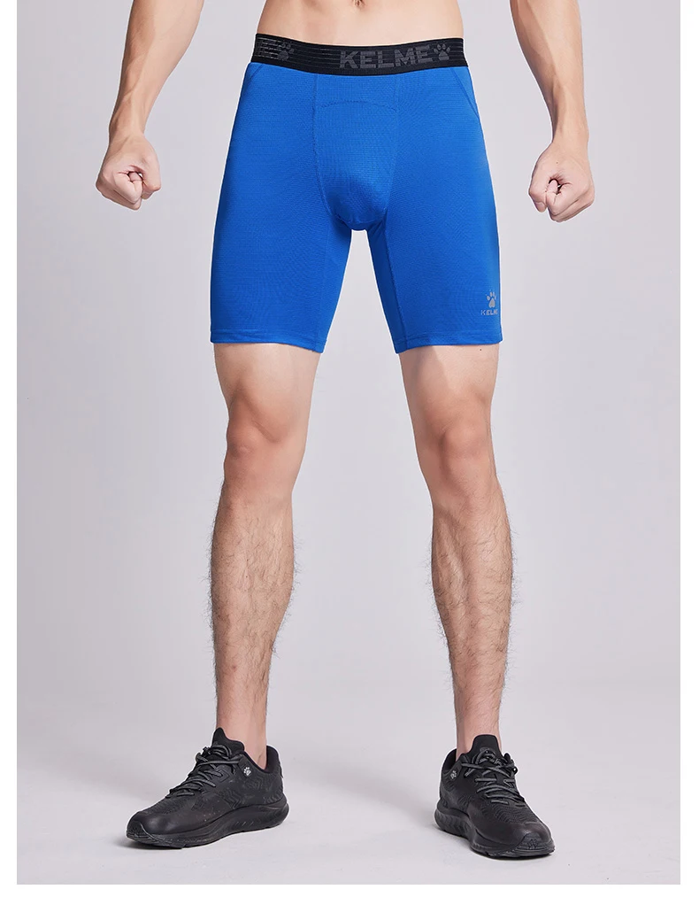 KELEM Shorts Gym Training  Soccer Running Shorts Breathable Quick Dry Elasticity Sportswear Thin Tight Men's Shorts 8251TL1001