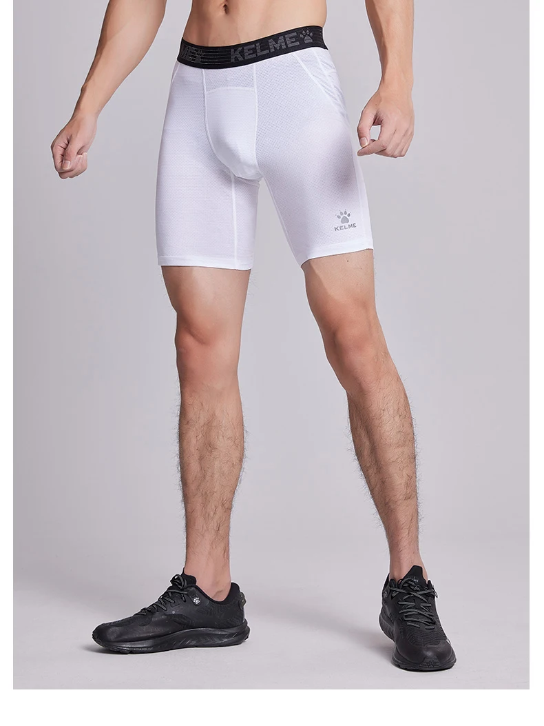 KELEM Shorts Gym Training  Soccer Running Shorts Breathable Quick Dry Elasticity Sportswear Thin Tight Men's Shorts 8251TL1001