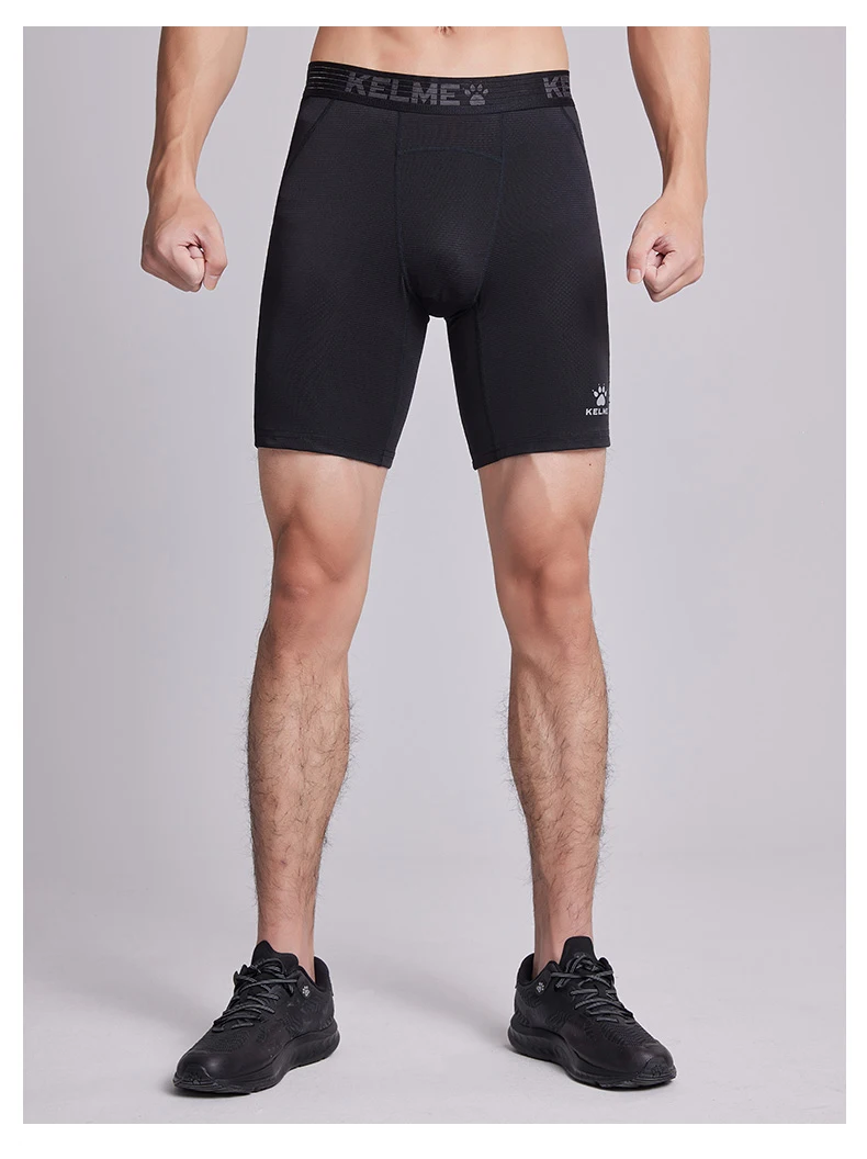 KELEM Shorts Gym Training  Soccer Running Shorts Breathable Quick Dry Elasticity Sportswear Thin Tight Men's Shorts 8251TL1001