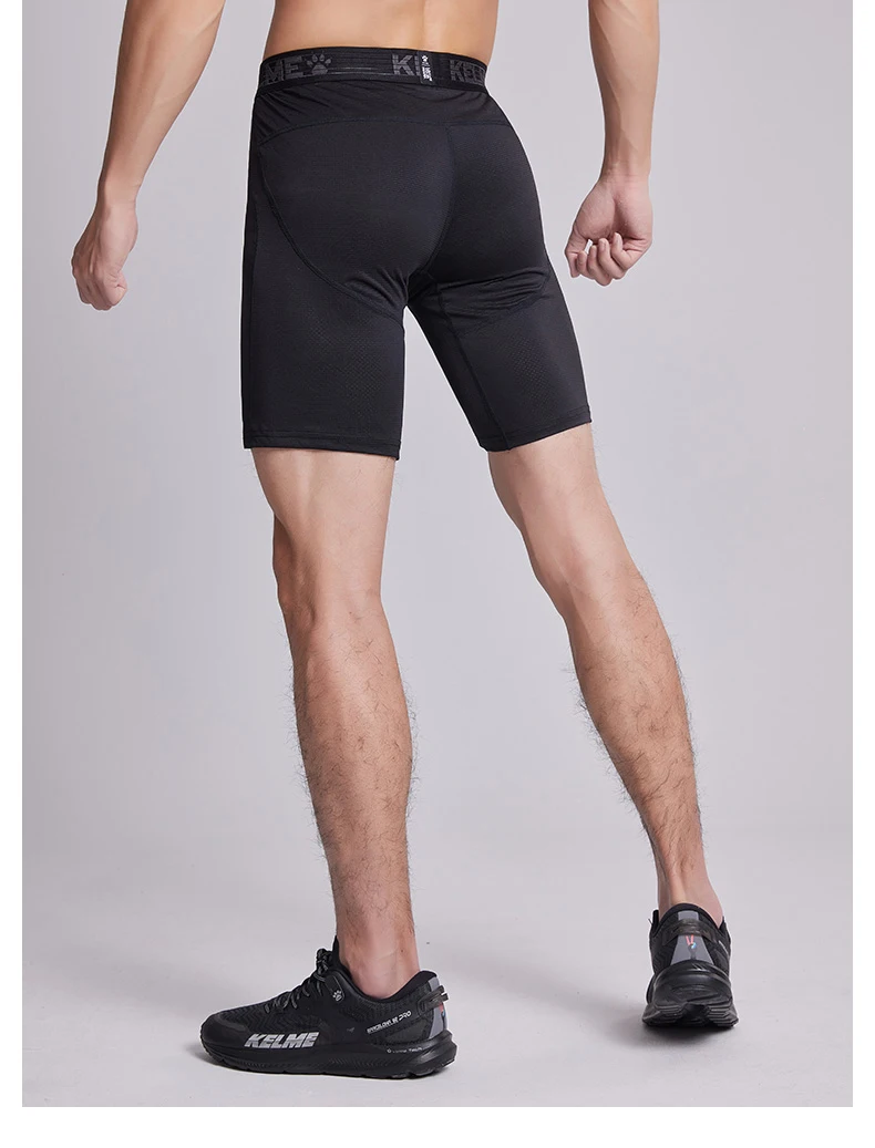KELEM Shorts Gym Training  Soccer Running Shorts Breathable Quick Dry Elasticity Sportswear Thin Tight Men's Shorts 8251TL1001
