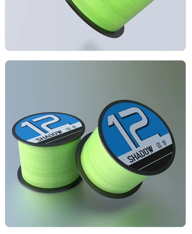 X12 Upgrade Braided Fishing Line 12 Strands 1000M 500M 300M Japan 14LB-80LB High Stength Multifilament PE Line Sea Fishing Pesca