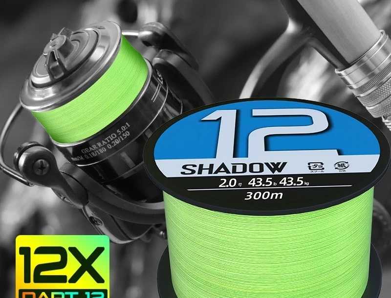 X12 Upgrade Braided Fishing Line 12 Strands 1000M 500M 300M Japan 14LB-80LB High Stength Multifilament PE Line Sea Fishing Pesca