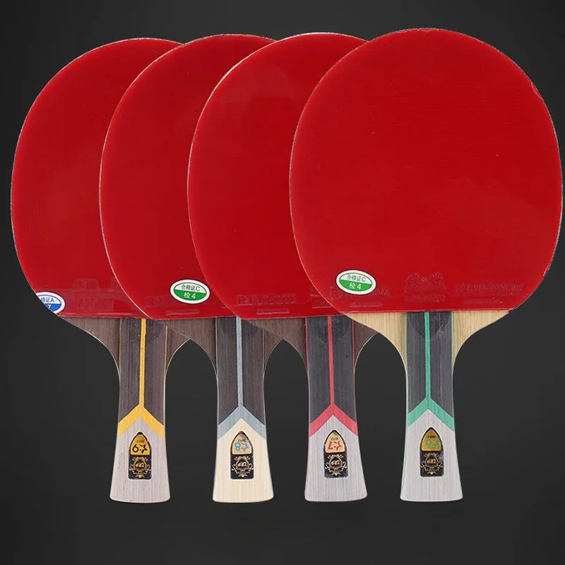729 Friendship King Series Table Tennis Racket 6/7/8/9 Star Professional Offensive Carbon Ping Pong Racket Sticky Paddle