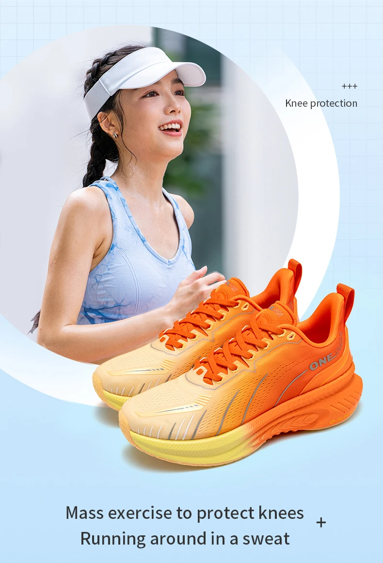 ONEMIX Cushioned Running Shoes Women Fall Winter Heavy Runners Lace-up Women Jump Rope Dance Non-slip Outdoor Sneakers