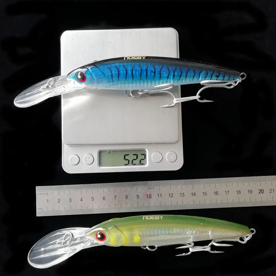 NOEBY 3pcs 140mm 52g Slow Sinking 160mm 73g 12cm 32g Minnow Fishing Lures Artificial Bait Trolling Wobblers Sea Fishing Lure