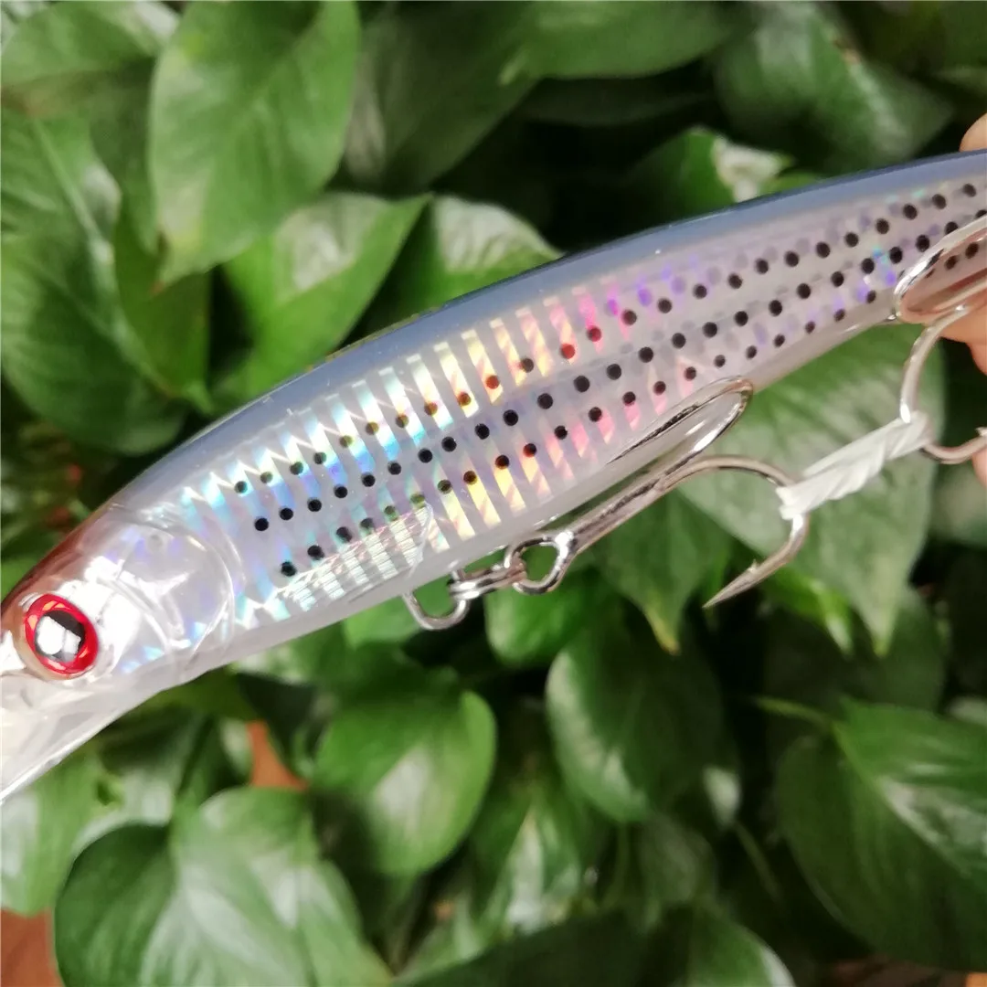 NOEBY 3pcs 140mm 52g Slow Sinking 160mm 73g 12cm 32g Minnow Fishing Lures Artificial Bait Trolling Wobblers Sea Fishing Lure