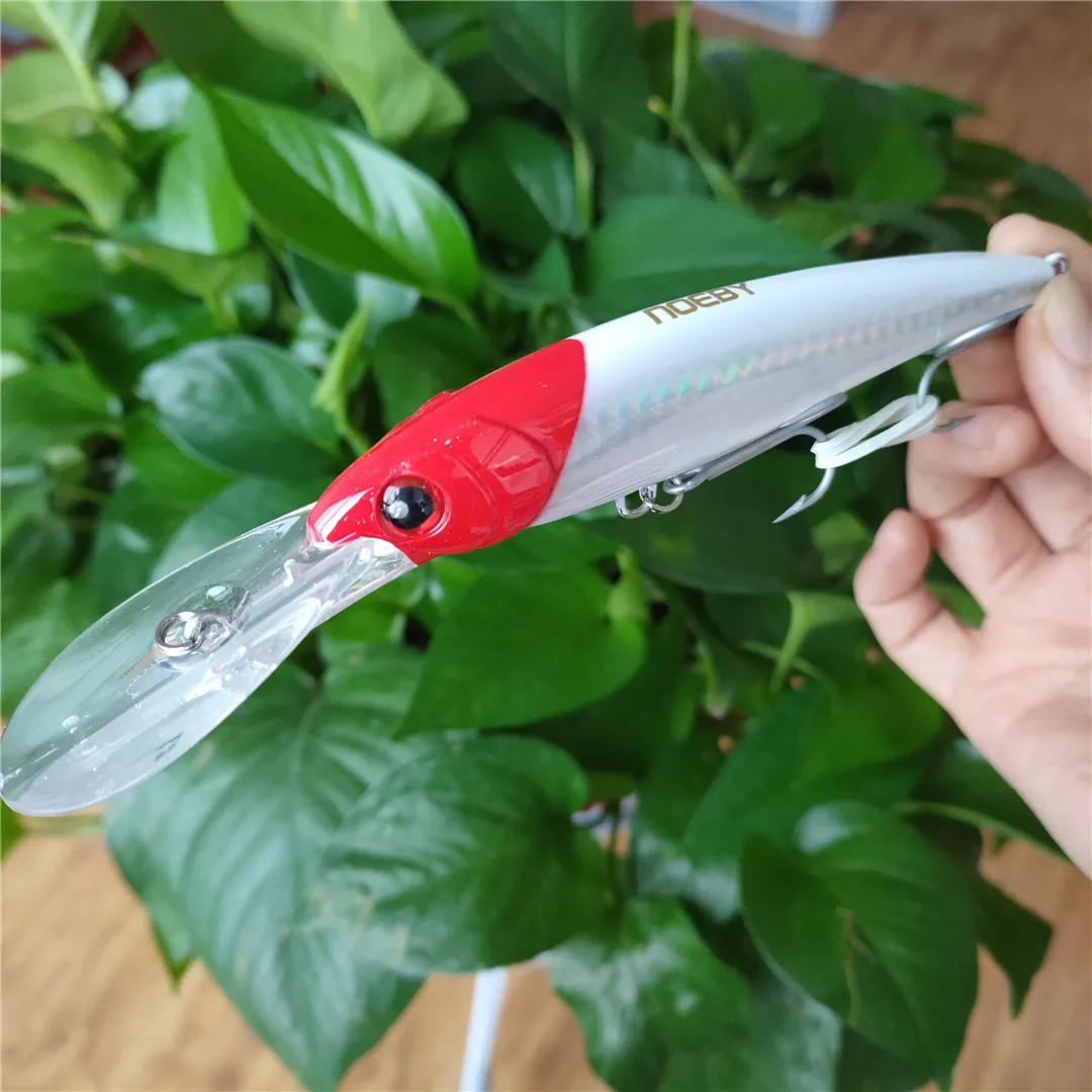 NOEBY 3pcs 140mm 52g Slow Sinking 160mm 73g 12cm 32g Minnow Fishing Lures Artificial Bait Trolling Wobblers Sea Fishing Lure