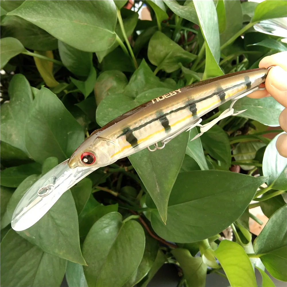NOEBY 3pcs 140mm 52g Slow Sinking 160mm 73g 12cm 32g Minnow Fishing Lures Artificial Bait Trolling Wobblers Sea Fishing Lure