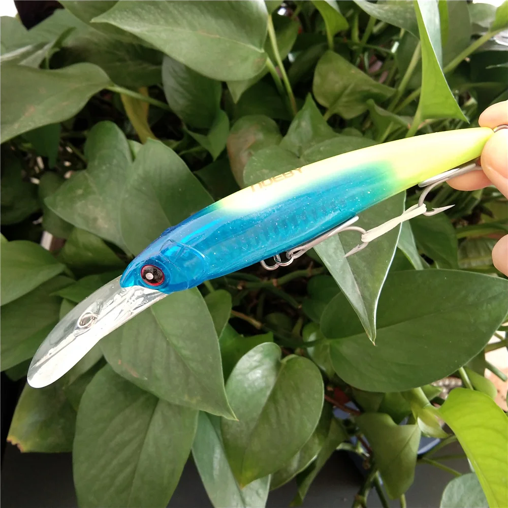 NOEBY 3pcs 140mm 52g Slow Sinking 160mm 73g 12cm 32g Minnow Fishing Lures Artificial Bait Trolling Wobblers Sea Fishing Lure