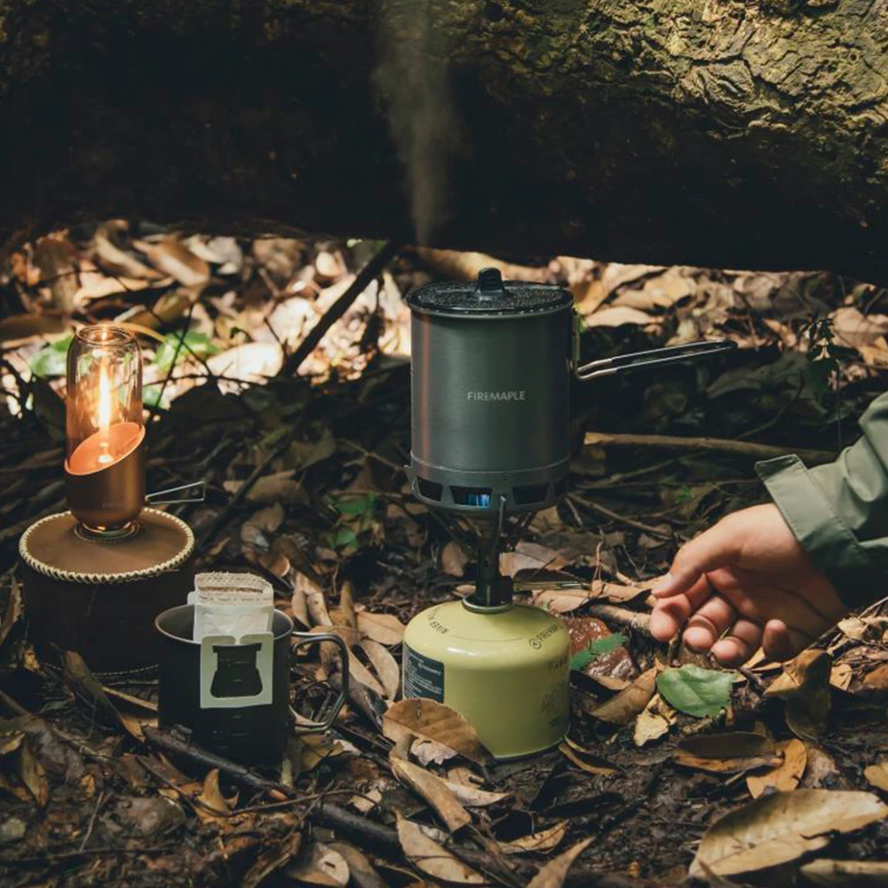 Fire-Maple G3 Petrel Ultralight Pot Lightweight Outdoor High Efficiency Heat Exchanger Pot Portable for Hiking Travel 600ml