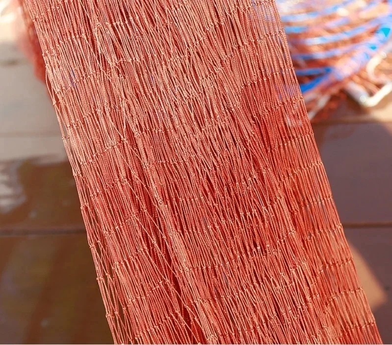 4.2M-7.2M Fishing Net Upgraded Korean Small Mesh Hole Steel Chain Sinkers Hand Cast Net Easy Throw Fishing Net Fishing Tools