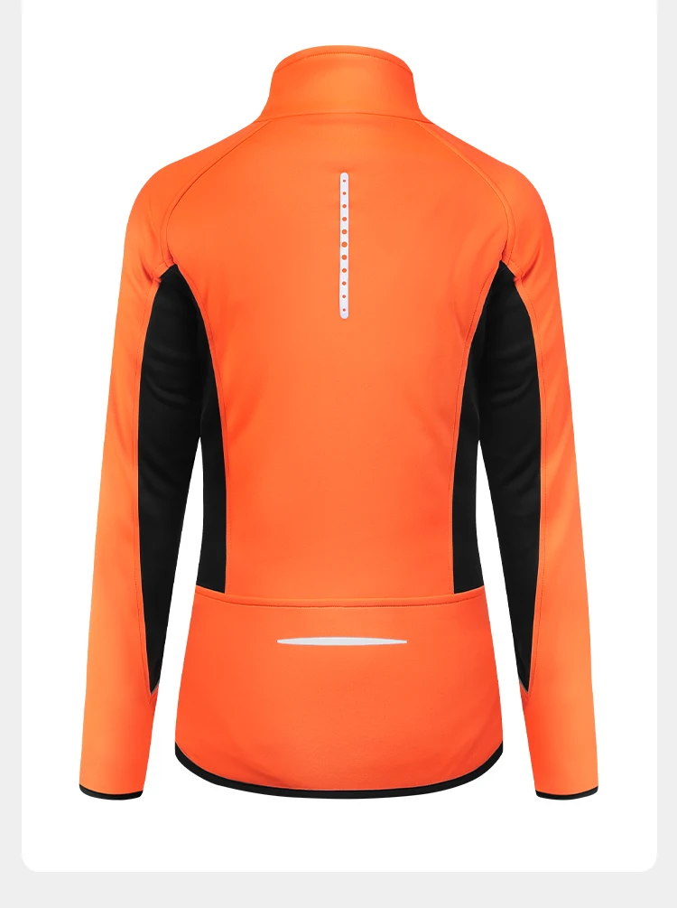 INBIKE Winter Women Cycling Jackets Thermal Fleece Biking Clothes Bicycle Road Bike Windbreaker MTB Reflective Jacket for Women
