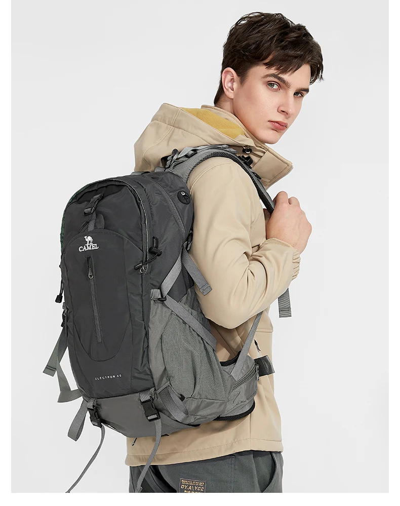 GOLDEN CAMEL Waterproof Backpacks Men Women Climbing Bag for Men Ultralight Hiking Backpack with Sport Bags Covers Camping