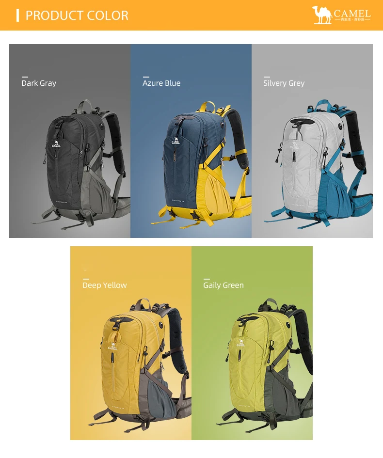 GOLDEN CAMEL Waterproof Backpacks Men Women Climbing Bag for Men Ultralight Hiking Backpack with Sport Bags Covers Camping