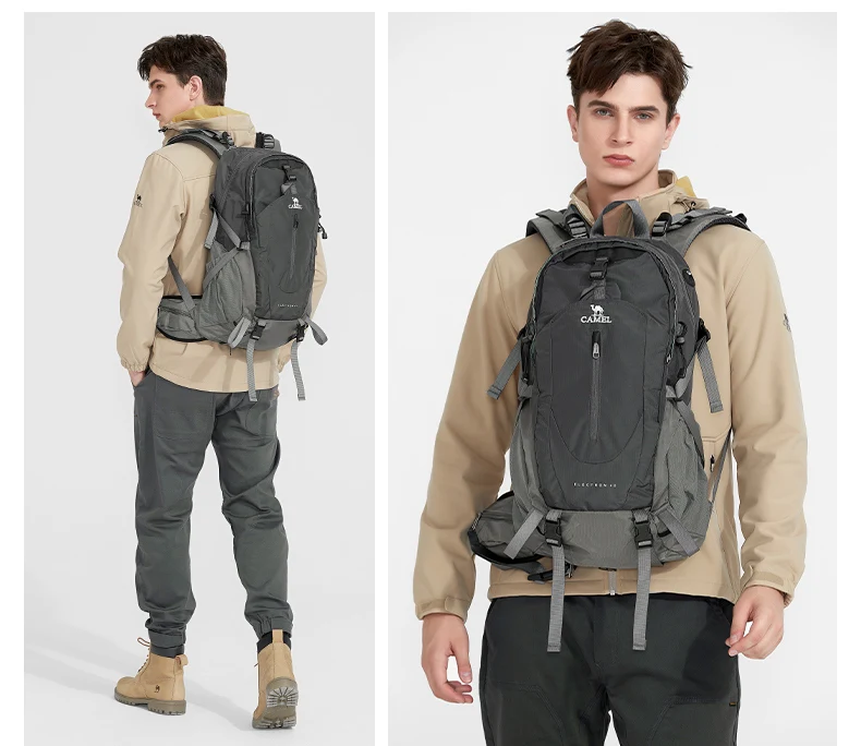GOLDEN CAMEL Waterproof Backpacks Men Women Climbing Bag for Men Ultralight Hiking Backpack with Sport Bags Covers Camping