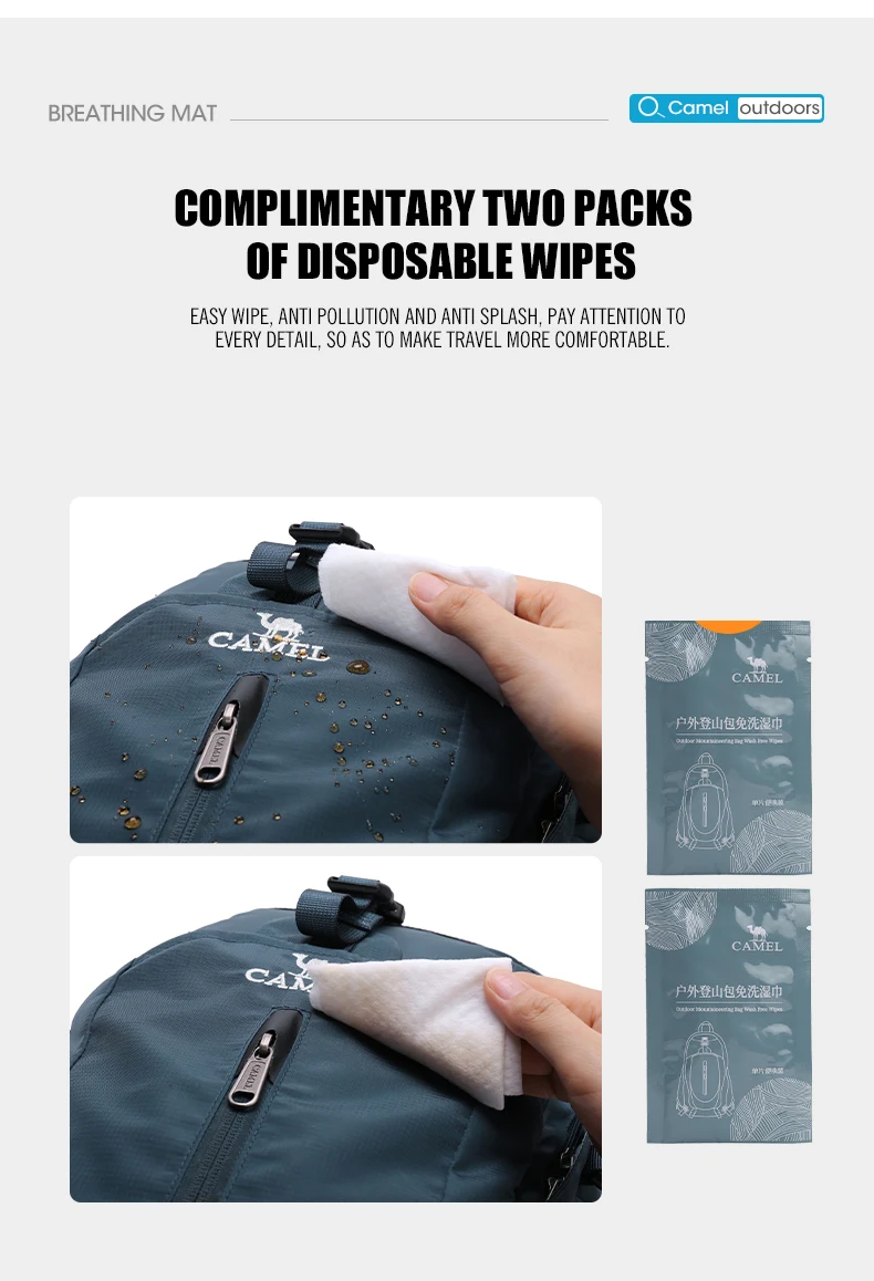GOLDEN CAMEL Waterproof Backpacks Men Women Climbing Bag for Men Ultralight Hiking Backpack with Sport Bags Covers Camping