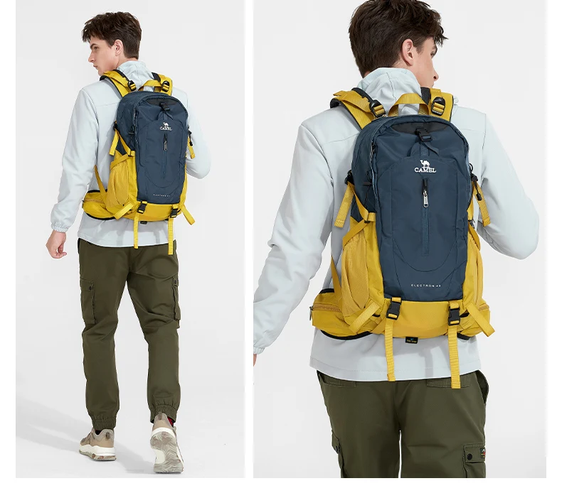 GOLDEN CAMEL Waterproof Backpacks Men Women Climbing Bag for Men Ultralight Hiking Backpack with Sport Bags Covers Camping