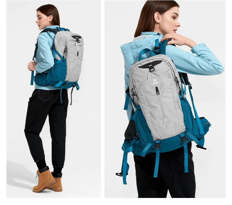 GOLDEN CAMEL Waterproof Backpacks Men Women Climbing Bag for Men Ultralight Hiking Backpack with Sport Bags Covers Camping