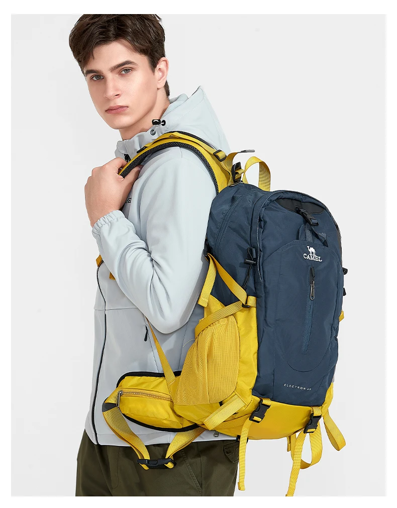 GOLDEN CAMEL Waterproof Backpacks Men Women Climbing Bag for Men Ultralight Hiking Backpack with Sport Bags Covers Camping