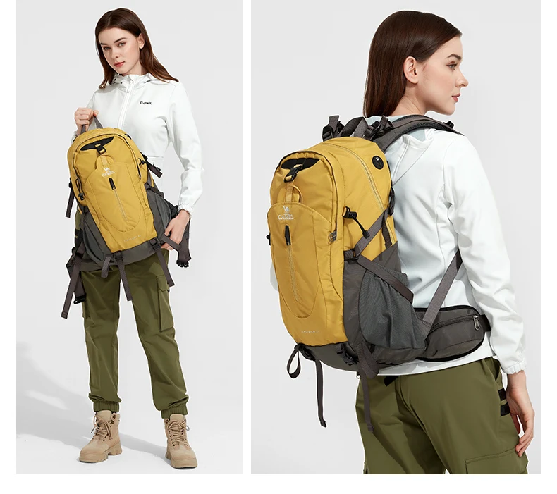 GOLDEN CAMEL Waterproof Backpacks Men Women Climbing Bag for Men Ultralight Hiking Backpack with Sport Bags Covers Camping