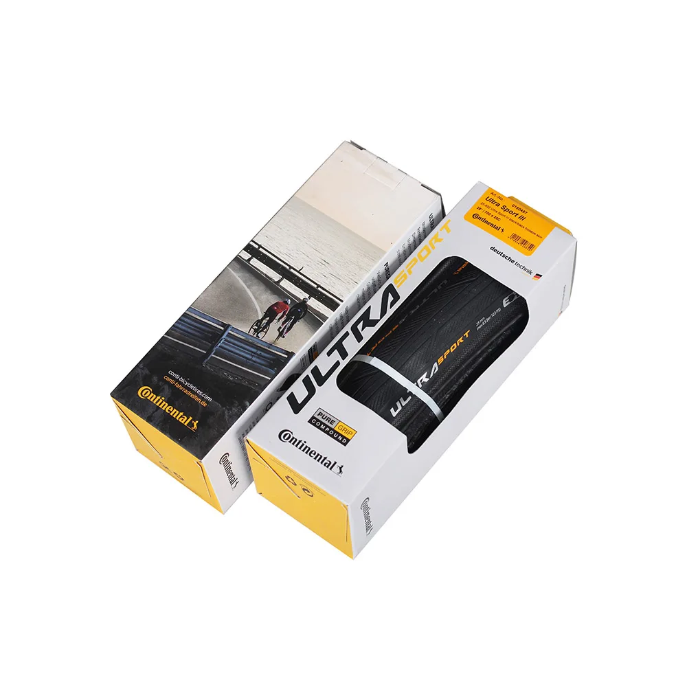 Continental Road Tire 700x25C/28C/23C Ultra Sport III & GRAND Sport Race Black Yellow Road Bike Clincher Folding Gravel Tire