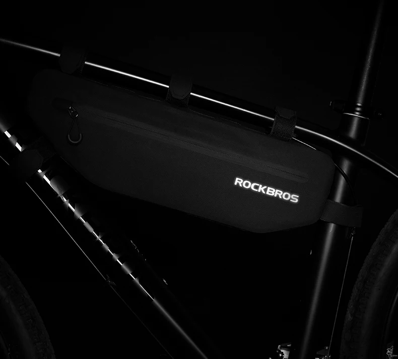 ROCKBROS Bicycle Bags Bike Frame Front Tube Bag Large Capacity Waterproof Triangle Bag Cycling Storage MTB Road Bike Accessories